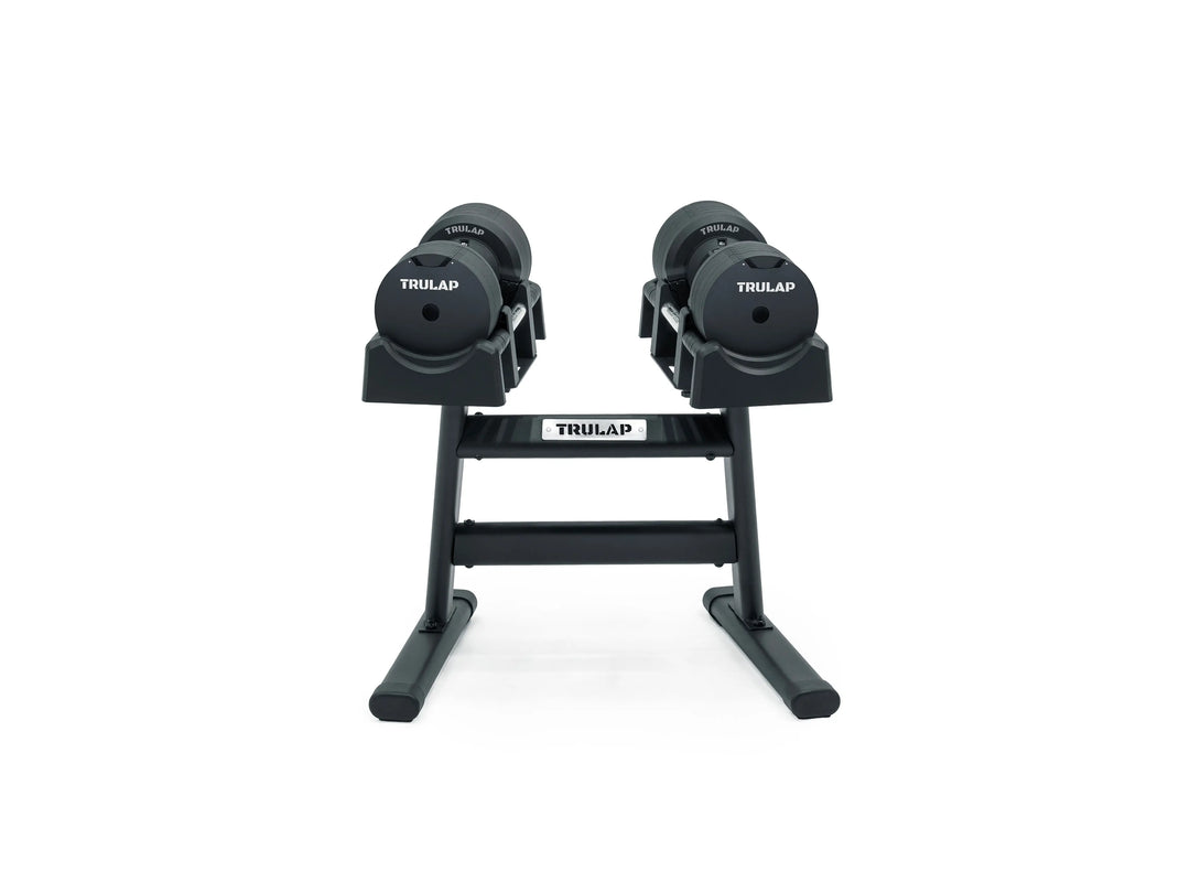 Trulap 8592 G4 Black Dumbbells + G2 Rack TRULAP