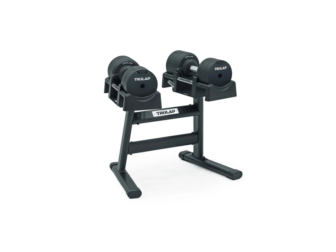 Trulap 8592 G4 Black Dumbbells + G2 Rack TRULAP