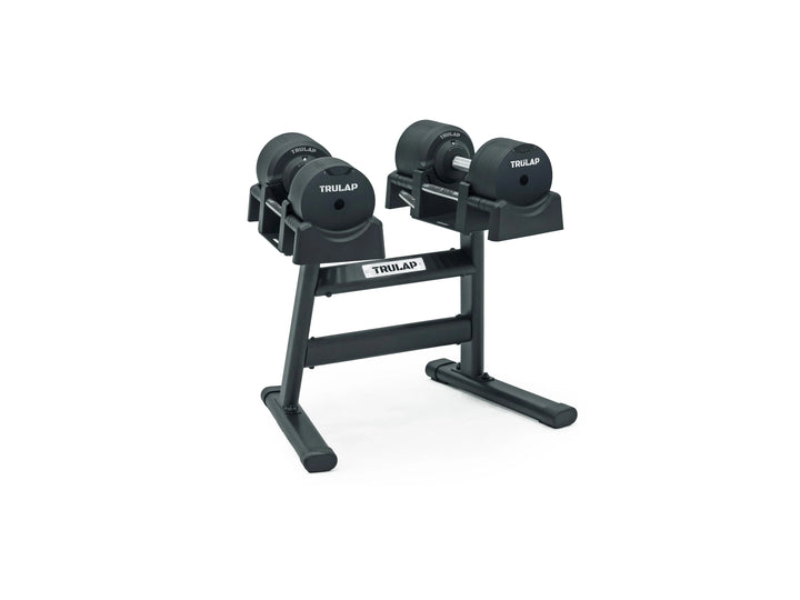 Trulap 8592 G4 Black Dumbbells + G2 Rack TRULAP